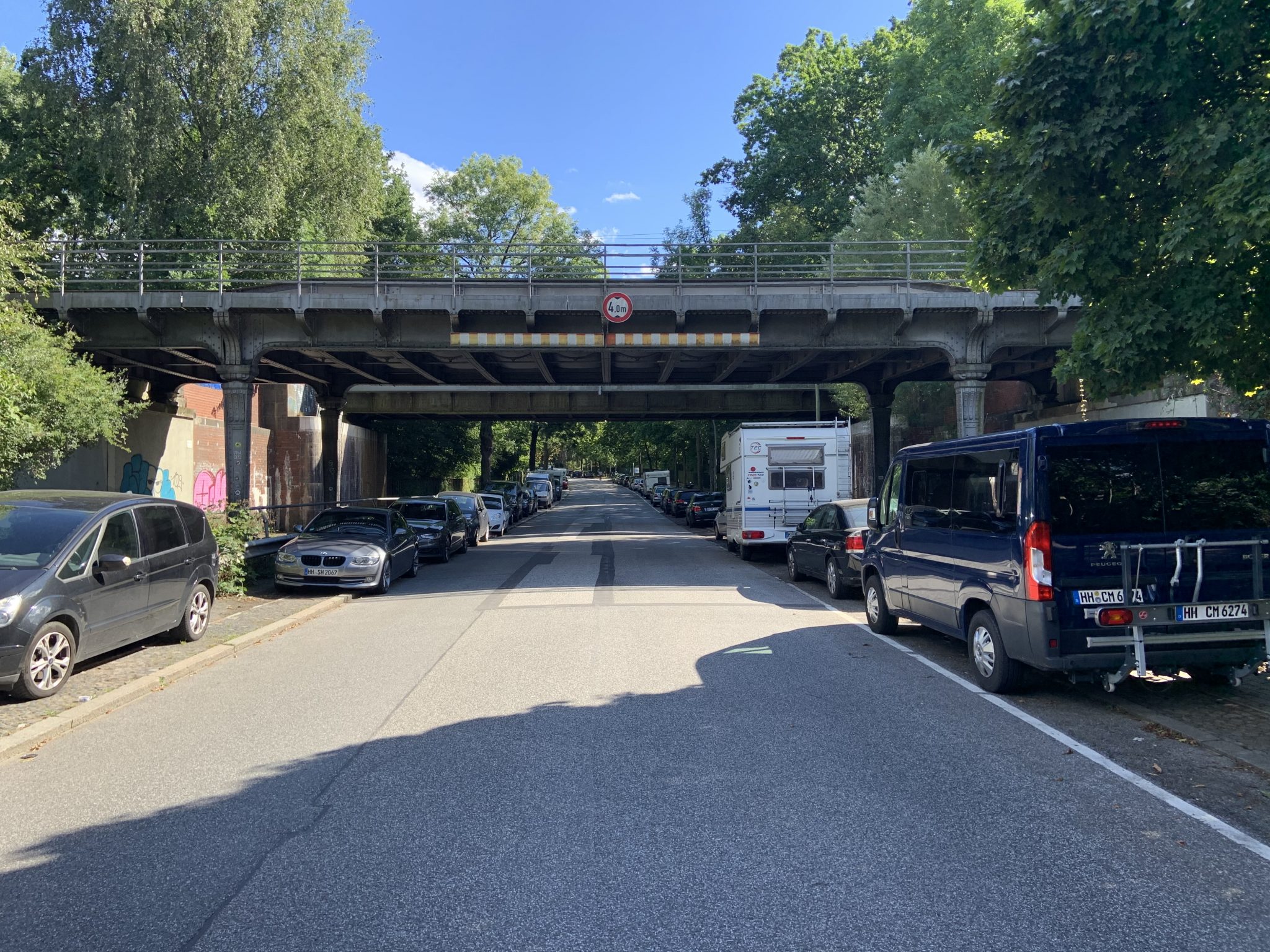 Alte Bruecke Carl Cohn Strasse Hochbahn