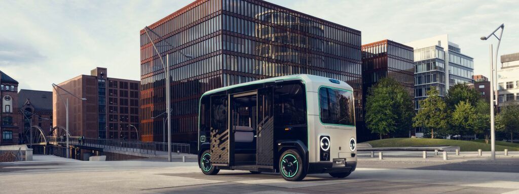 Visualisierung des autonomen HOLON Shuttles