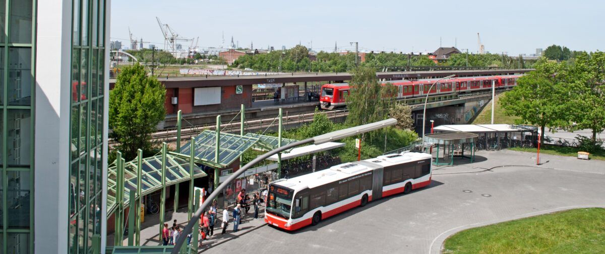 Ursprünglicher Standort des Betriebshofs Veddel
