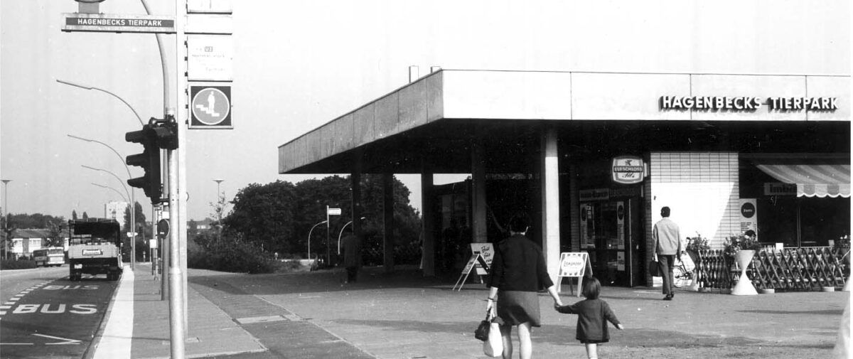 Historisches Foto der U Hagenbecks Tierpark